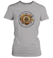 Load image into Gallery viewer, And Into The Forest I Go To Lose My Mind Hippie Women Cotton T-Shirt