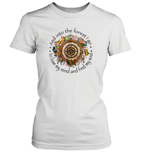 Load image into Gallery viewer, And Into The Forest I Go To Lose My Mind Hippie Women Cotton T-Shirt