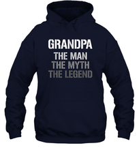 Load image into Gallery viewer, Papa the man, the myth, the legend gift Unisex Hooded Sweatshirt