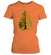 Load image into Gallery viewer, And Into The Forest I Go To Lose My Mind And Find My Soul 2 Women Cotton T-Shirt