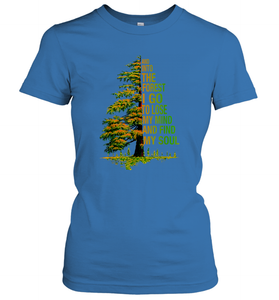 And Into The Forest I Go To Lose My Mind And Find My Soul 2 Women Cotton T-Shirt