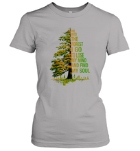 Load image into Gallery viewer, And Into The Forest I Go To Lose My Mind And Find My Soul 2 Women Cotton T-Shirt