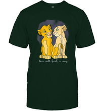 Load image into Gallery viewer, Disney Lion King Simba Nala Love Valentine's Men Cotton T-Shirt