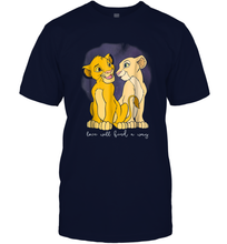 Load image into Gallery viewer, Disney Lion King Simba Nala Love Valentine's Men Cotton T-Shirt