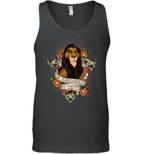 Load image into Gallery viewer, Disney Lion King Scar and Hyenas I'm Surrounded By Idiots Men Cotton Tank Top