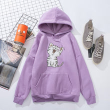 Load image into Gallery viewer, New winter Women&#39;s Hoodie Sweatshirt woman Harajuku Blackpink Kawaii letter Singlet pullover white Oversized hoodie white Tops