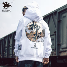 Load image into Gallery viewer, Chinese style Hip Hop Original printing couple streetwear Sweatshirts men&#39;s Hoodie Oversize Harajuku Pullover Hoodies men 2019