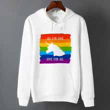 Load image into Gallery viewer, Men Pride Lgbt Love Win Hoodies Sweatshirts Unisex Harajuku Love is Love Hoodies Women Gay Love Lesbian Rainbow Clothes