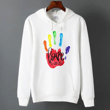 Load image into Gallery viewer, Men Pride Lgbt Love Win Hoodies Sweatshirts Unisex Harajuku Love is Love Hoodies Women Gay Love Lesbian Rainbow Clothes