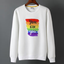 Load image into Gallery viewer, Men Pride Lgbt Love Win Hoodies Sweatshirts Unisex Harajuku Love is Love Hoodies Women Gay Love Lesbian Rainbow Clothes
