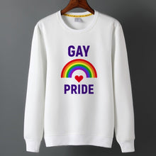 Load image into Gallery viewer, Men Pride Lgbt Love Win Hoodies Sweatshirts Unisex Harajuku Love is Love Hoodies Women Gay Love Lesbian Rainbow Clothes