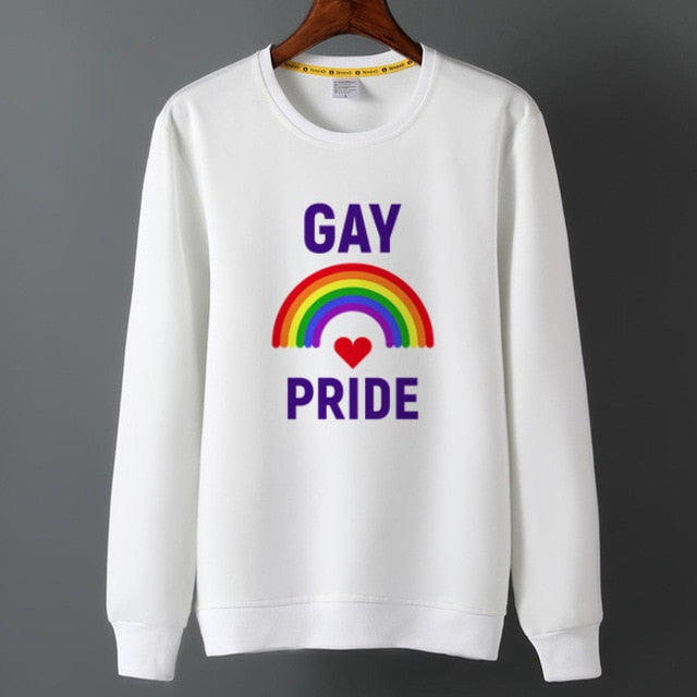 Men Pride Lgbt Love Win Hoodies Sweatshirts Unisex Harajuku Love is Love Hoodies Women Gay Love Lesbian Rainbow Clothes