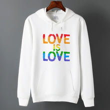 Load image into Gallery viewer, Men Pride Lgbt Love Win Hoodies Sweatshirts Unisex Harajuku Love is Love Hoodies Women Gay Love Lesbian Rainbow Clothes