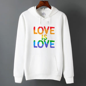 Men Pride Lgbt Love Win Hoodies Sweatshirts Unisex Harajuku Love is Love Hoodies Women Gay Love Lesbian Rainbow Clothes