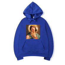 Load image into Gallery viewer, Men&#39;s Pulp Fiction Cotton Fleece Hoodies Sweatshirts 2019 Man Virgin Mary Mia Wallace Sweatshirts Hoodies Comics Hoodie