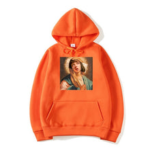 Load image into Gallery viewer, Men&#39;s Pulp Fiction Cotton Fleece Hoodies Sweatshirts 2019 Man Virgin Mary Mia Wallace Sweatshirts Hoodies Comics Hoodie