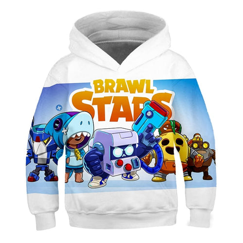 2019 New Children 3D Sell well Winter Arrival Brawl Stars Sweatshirt Boys Girls hoodies Fashion Hip Hop Kids Brawl Stars Clothes