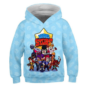 2019 New Children 3D Sell well Winter Arrival Brawl Stars Sweatshirt Boys Girls hoodies Fashion Hip Hop Kids Brawl Stars Clothes