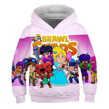 Load image into Gallery viewer, 2019 New Children 3D Sell well Winter Arrival Brawl Stars Sweatshirt Boys Girls hoodies Fashion Hip Hop Kids Brawl Stars Clothes