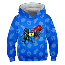 Load image into Gallery viewer, 2019 New Children 3D Sell well Winter Arrival Brawl Stars Sweatshirt Boys Girls hoodies Fashion Hip Hop Kids Brawl Stars Clothes