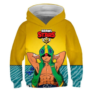 2019 New Children 3D Sell well Winter Arrival Brawl Stars Sweatshirt Boys Girls hoodies Fashion Hip Hop Kids Brawl Stars Clothes