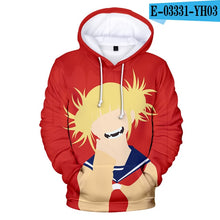 Load image into Gallery viewer, Himiko Toga 3D Hoodies kids Men women Harajuku 3D Hooded boy girl Fashion Suitable Cute Autumn pullover Children Sweatshirts top