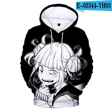 Load image into Gallery viewer, Himiko Toga 3D Hoodies kids Men women Harajuku 3D Hooded boy girl Fashion Suitable Cute Autumn pullover Children Sweatshirts top