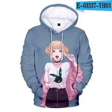 Load image into Gallery viewer, Himiko Toga 3D Hoodies kids Men women Harajuku 3D Hooded boy girl Fashion Suitable Cute Autumn pullover Children Sweatshirts top