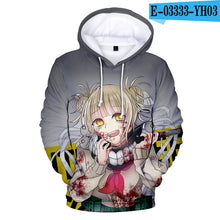 Load image into Gallery viewer, Himiko Toga 3D Hoodies kids Men women Harajuku 3D Hooded boy girl Fashion Suitable Cute Autumn pullover Children Sweatshirts top