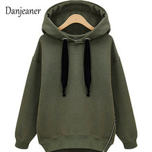 Load image into Gallery viewer, Danjeaner Autumn Women Hoodie Casual Long Sleeve Hooded Pullover Sweatshirts Hooded Female Jumper Women Tracksuits Sportswear