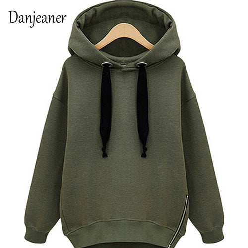 Danjeaner Autumn Women Hoodie Casual Long Sleeve Hooded Pullover Sweatshirts Hooded Female Jumper Women Tracksuits Sportswear