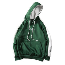 Load image into Gallery viewer, Men Fashion Embroidery Hoodies Sweatshirt Long-Sleeve Matching Color Casual Coat Top Streetwear Spring Plus Size Pullover Hooded