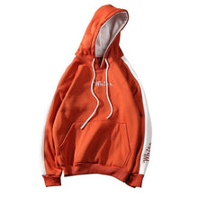Load image into Gallery viewer, Men Fashion Embroidery Hoodies Sweatshirt Long-Sleeve Matching Color Casual Coat Top Streetwear Spring Plus Size Pullover Hooded