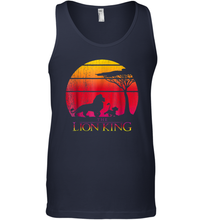 Load image into Gallery viewer, Disney Lion King Vintage Sunset Men Cotton Tank Top