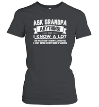Load image into Gallery viewer, Funny Grandpa Gifts Shirts, Papa Partner In Crime Graphic Women Cotton T-Shirt
