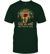Load image into Gallery viewer, And Into The Forest I Go To Lose My Mind Men Cotton T-Shirt
