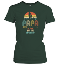 Load image into Gallery viewer, Papa Man Myth Legend T Shirt Vintage For Mens Dad Father Women Cotton T-Shirt