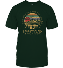 Load image into Gallery viewer, Womens Into The Forest I Go To Lose My Mind Find My Soul Men Cotton T-Shirt
