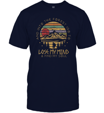 Load image into Gallery viewer, Womens Into The Forest I Go To Lose My Mind Find My Soul Men Cotton T-Shirt