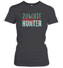 Load image into Gallery viewer, Zombie Hunter Halloween Shirt Cute Deadly Deer Hunting Gift Women Cotton T-Shirt