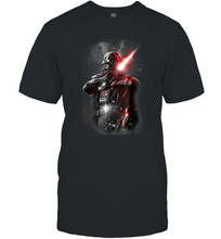 Load image into Gallery viewer, Star Wars Darth Vader Lightsaber Portrait Men Cotton T-Shirt
