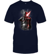 Load image into Gallery viewer, Star Wars Darth Vader Lightsaber Portrait Men Cotton T-Shirt
