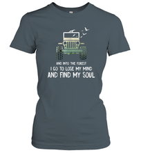 Load image into Gallery viewer, I Go To Lose My Mind And Find My Soul Jeep Women Cotton T-Shirt