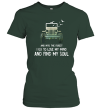 Load image into Gallery viewer, I Go To Lose My Mind And Find My Soul Jeep Women Cotton T-Shirt