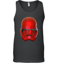 Load image into Gallery viewer, Star Wars Red Sith Trooper Helmet Head Shot Portrait Men Cotton Tank Top
