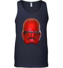 Load image into Gallery viewer, Star Wars Red Sith Trooper Helmet Head Shot Portrait Men Cotton Tank Top