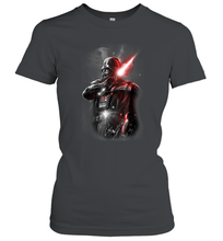 Load image into Gallery viewer, Star Wars Darth Vader Lightsaber Portrait Women Cotton T-Shirt