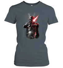 Load image into Gallery viewer, Star Wars Darth Vader Lightsaber Portrait Women Cotton T-Shirt