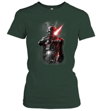 Load image into Gallery viewer, Star Wars Darth Vader Lightsaber Portrait Women Cotton T-Shirt