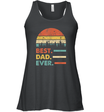 Load image into Gallery viewer, Best Dad Ever T Shirt Papa Vintage Papa Gift Daddy Women Racerback Tank